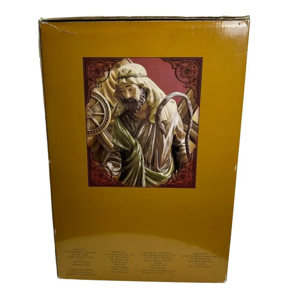 Holy Family Nativity Set Folding Mirror Screen Costco Art #529529